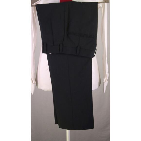 J. Press Custom Made Black Tonstripe 3-Btn Wool Suit 34S - Picture 10 of 10